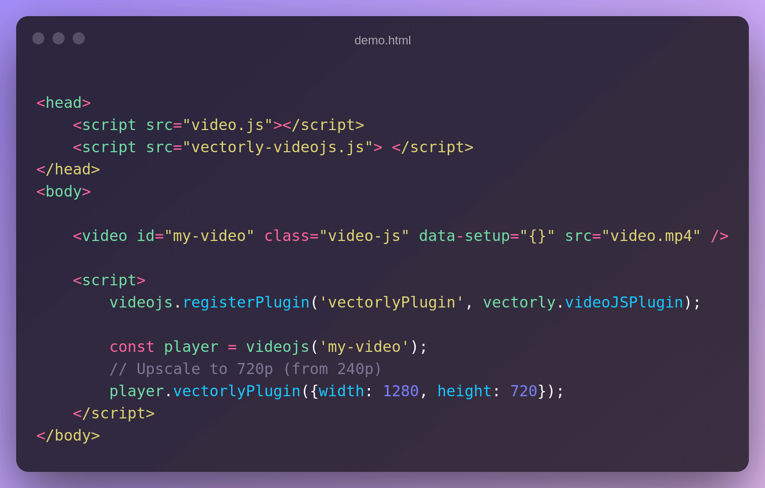 Just add Vectorly's SDK or library to your mobile app, and your videos will be upscaled automatically